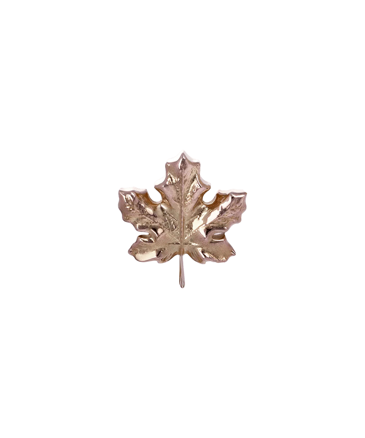 ANATOMETAL - MAPLE LEAF - 18KT SOLID GOLD - THREADLESS END