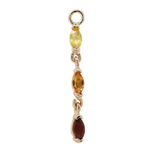 QUETZALLI JEWELRY - ADORE CHARM- 14KT SOLID GOLD - CHARM