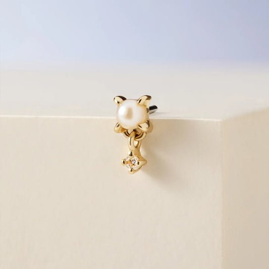 EMBER JEWELRY - SOFT SERVE - 14KT SOLID GOLD - THREADLESS END