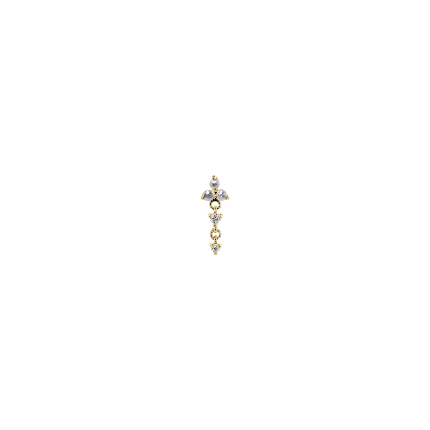 MODERN MOOD - TRES MINI + CASCADE - 14KT SOLID GOLD