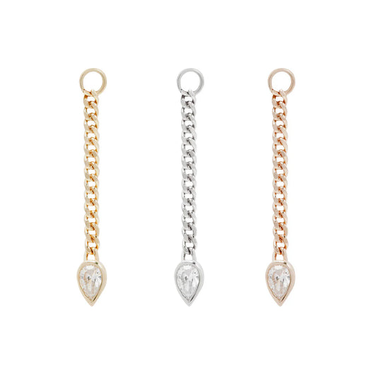 BUDDHA JEWELRY - PAINKILLER - CZ - 14KT SOLID GOLD - CHARM