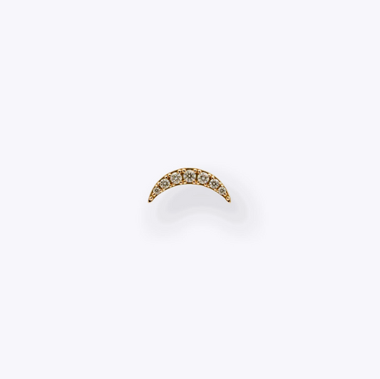 TETHER- OBSCURA - 14KT SOLID GOLD - THREADLESS END