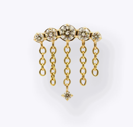 TETHER - DEITY - 14KT SOLID GOLD - THREADLESS END