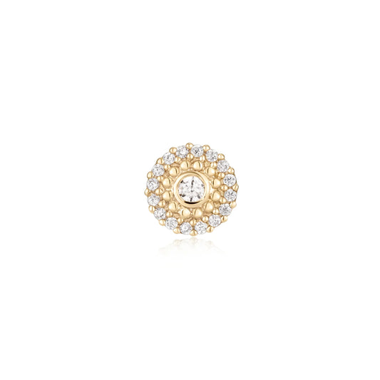 EMBER JEWELRY - HIGH ROLLER - 14KT SOLID GOLD - THREADLESS END