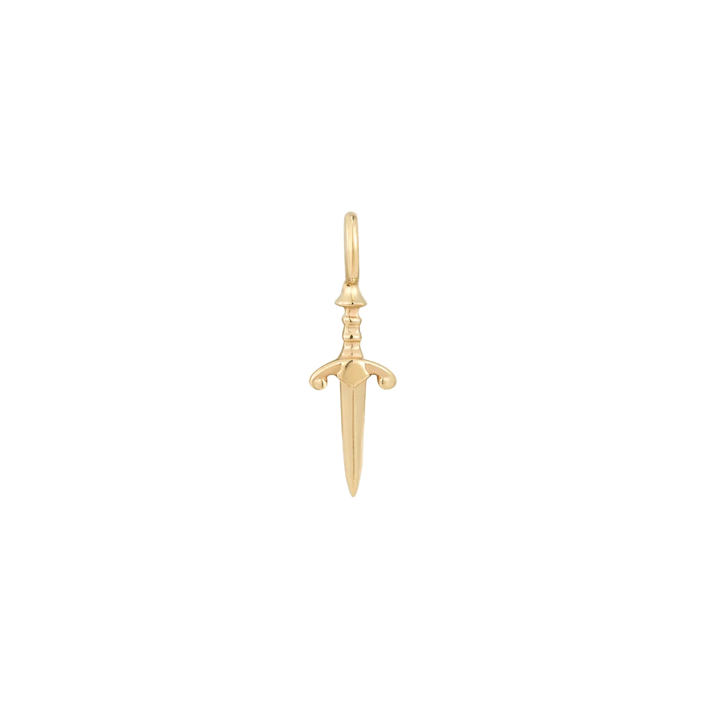 BUDDHA JEWELRY - BLADE - 14KT SOLID GOLD - PENDANT - CHARM