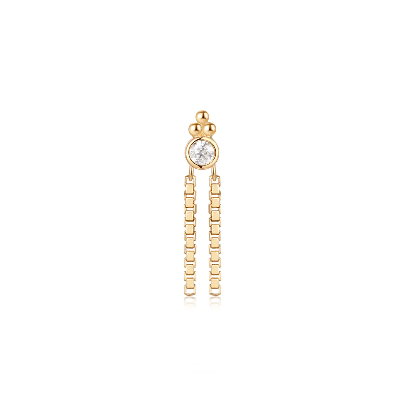 EMBER JEWELRY - MONACO - 14KT SOLID GOLD - THREADLESS END