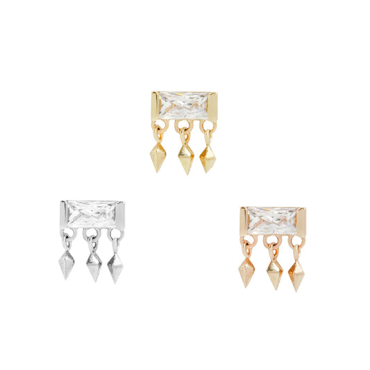 BUDDHA JEWELRY - ASPEN - 14KT SOLID GOLD - THREADLESS END