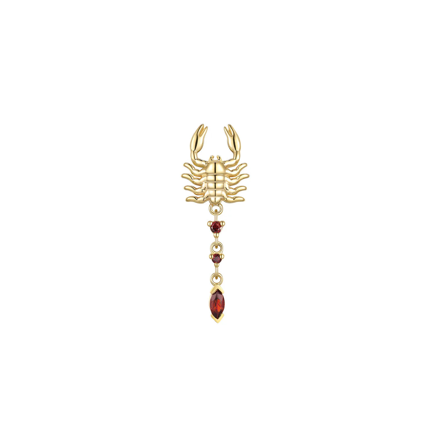 MODERN MOOD - DRACO - 14KT SOLID GOLD - THREADLESS END