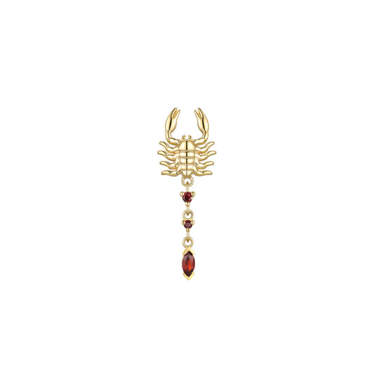MODERN MOOD - DRACO - 14KT SOLID GOLD - THREADLESS END