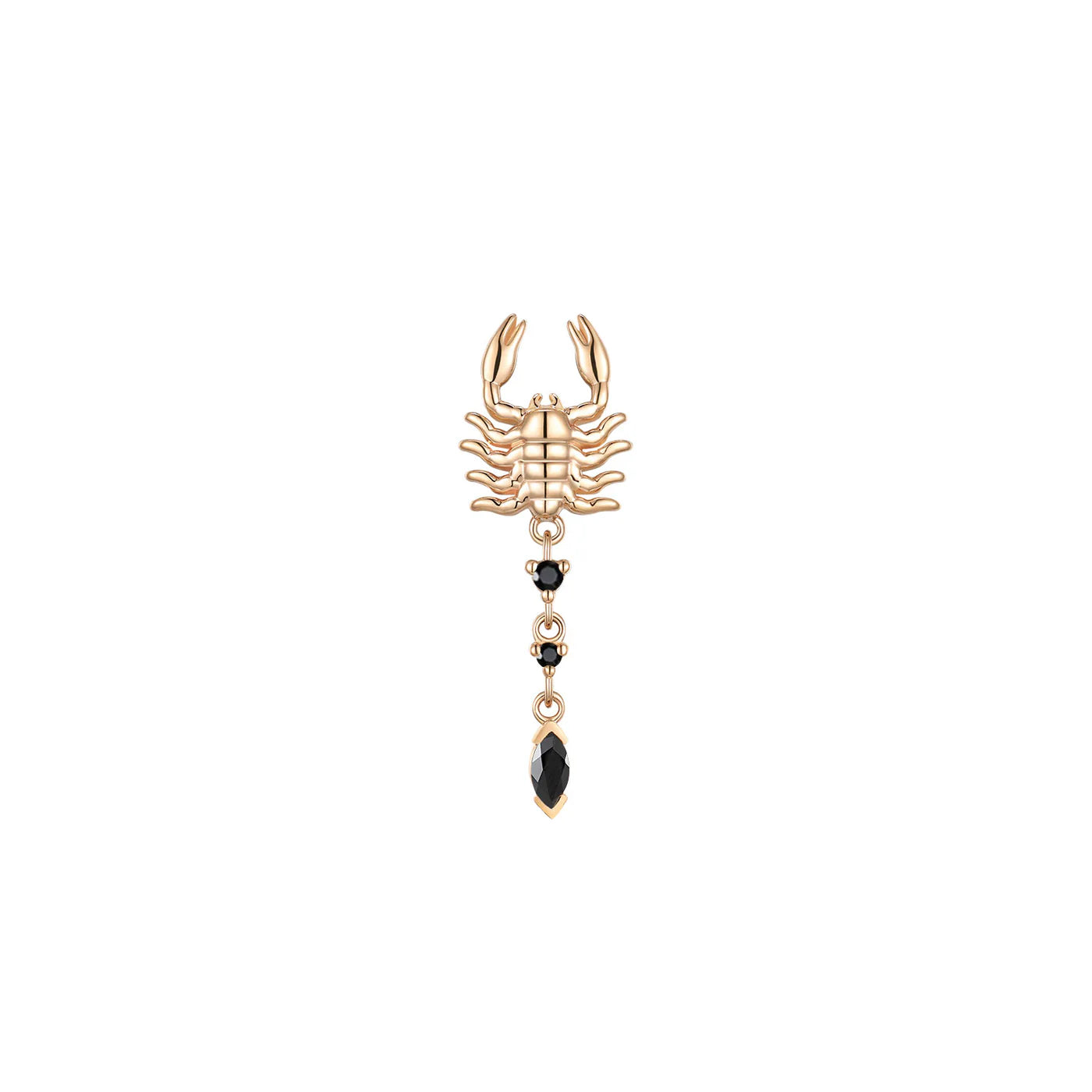 MODERN MOOD - DRACO - 14KT SOLID GOLD - THREADLESS END