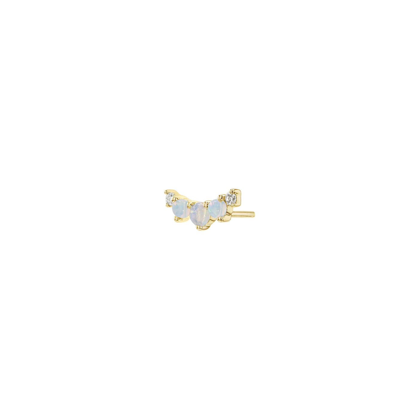 MODERN MOOD - ANNETTE - 14KT SOLID GOLD - THREADLESS END