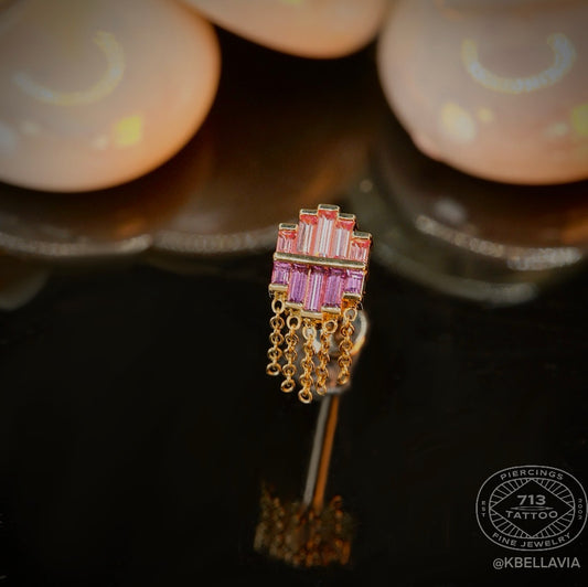 BVLA - LEVITATE - 14KT SOLID GOLD - THREADED END
