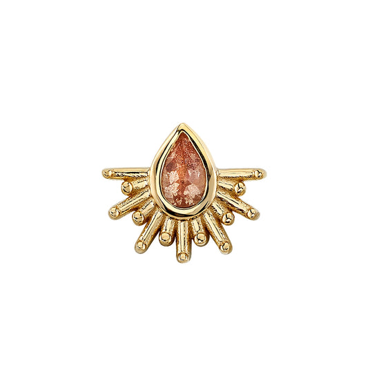 BVLA - BORDERLINE - 14KT SOLID GOLD - THREADED END