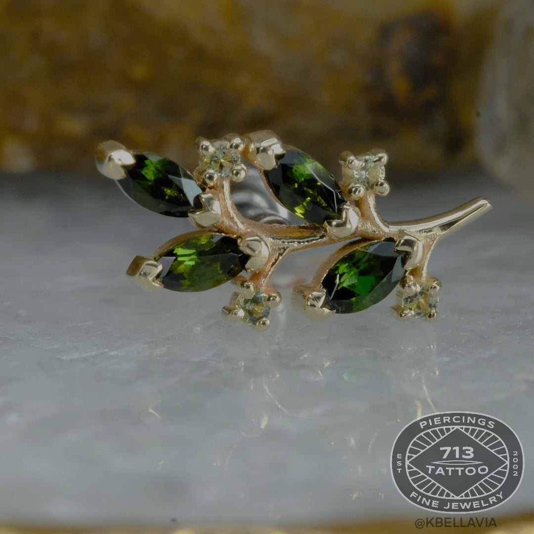 BVLA - BITTER SWEET - 14KT SOLID GOLD - THREADED END