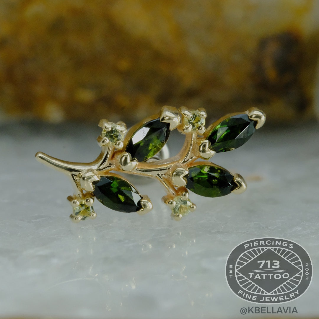 BVLA - BITTER SWEET - 14KT SOLID GOLD - THREADED END