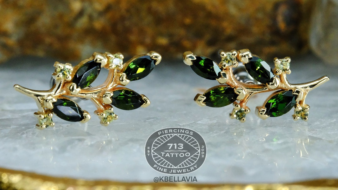 BVLA - BITTER SWEET - 14KT SOLID GOLD - THREADED END