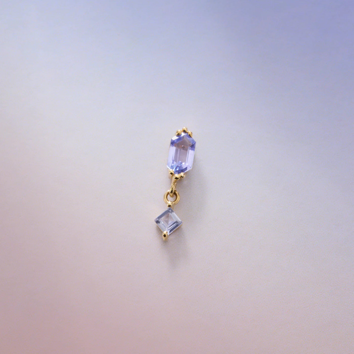 EMBER JEWELRY - TWILIGHT HOUR - 14KT SOLID GOLD - THREADLESS END