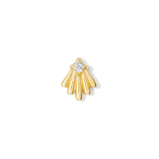 TAWAPA - CELESTIA - 14KT SOLID GOLD - THREADLESS END