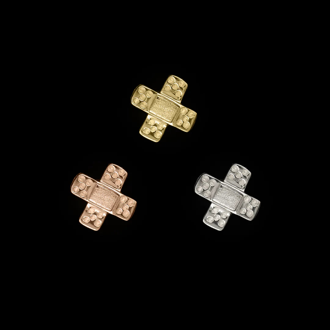 REGALIA - BOO BOO - BIG - 14KT SOLID GOLD - THREADLESS END