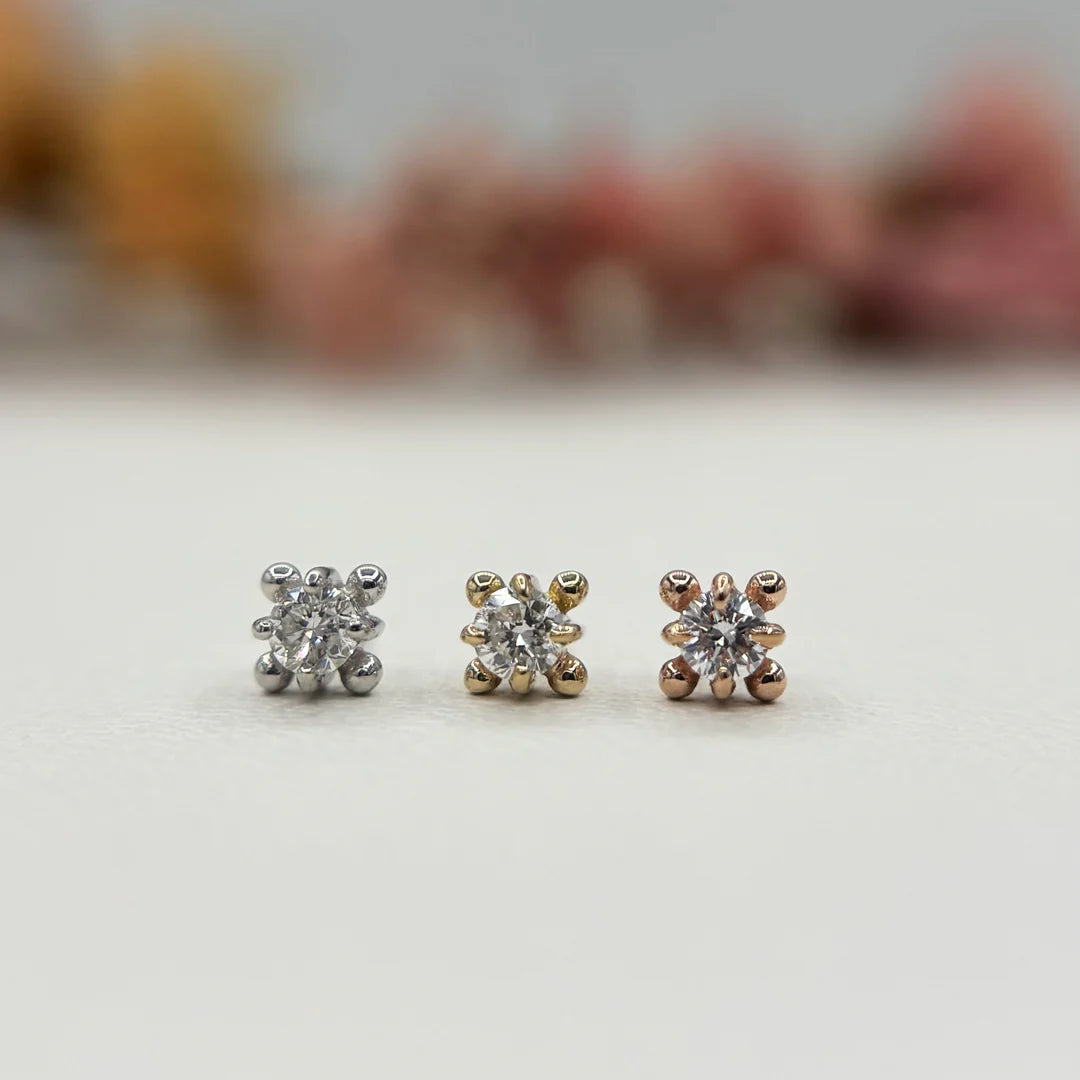 PALOMA JEWELRY - NANCY - 14KT SOLID GOLD - THREADLESS END