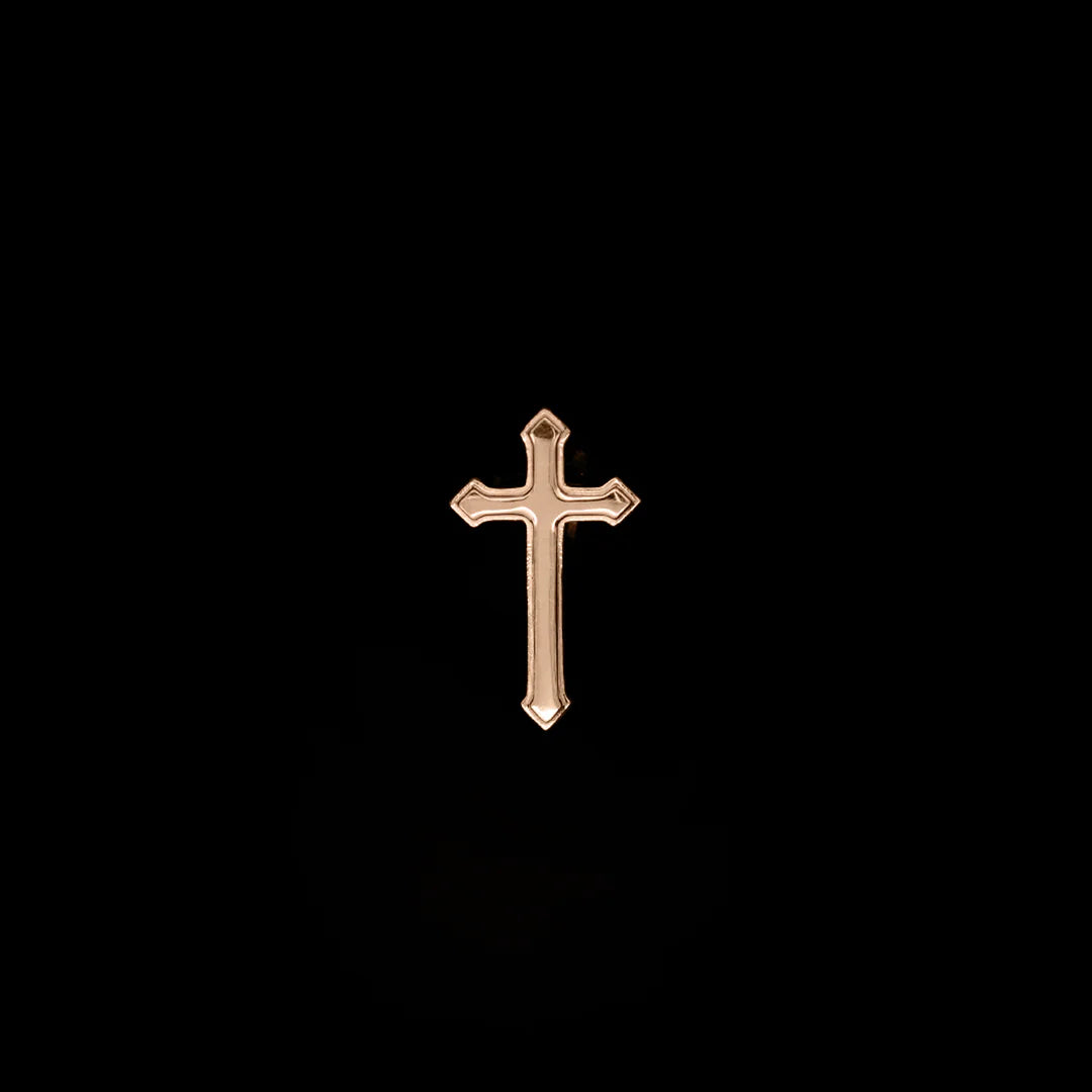 REGALIA - CRUX - 14KT SOLID GOLD - THREADLESS END