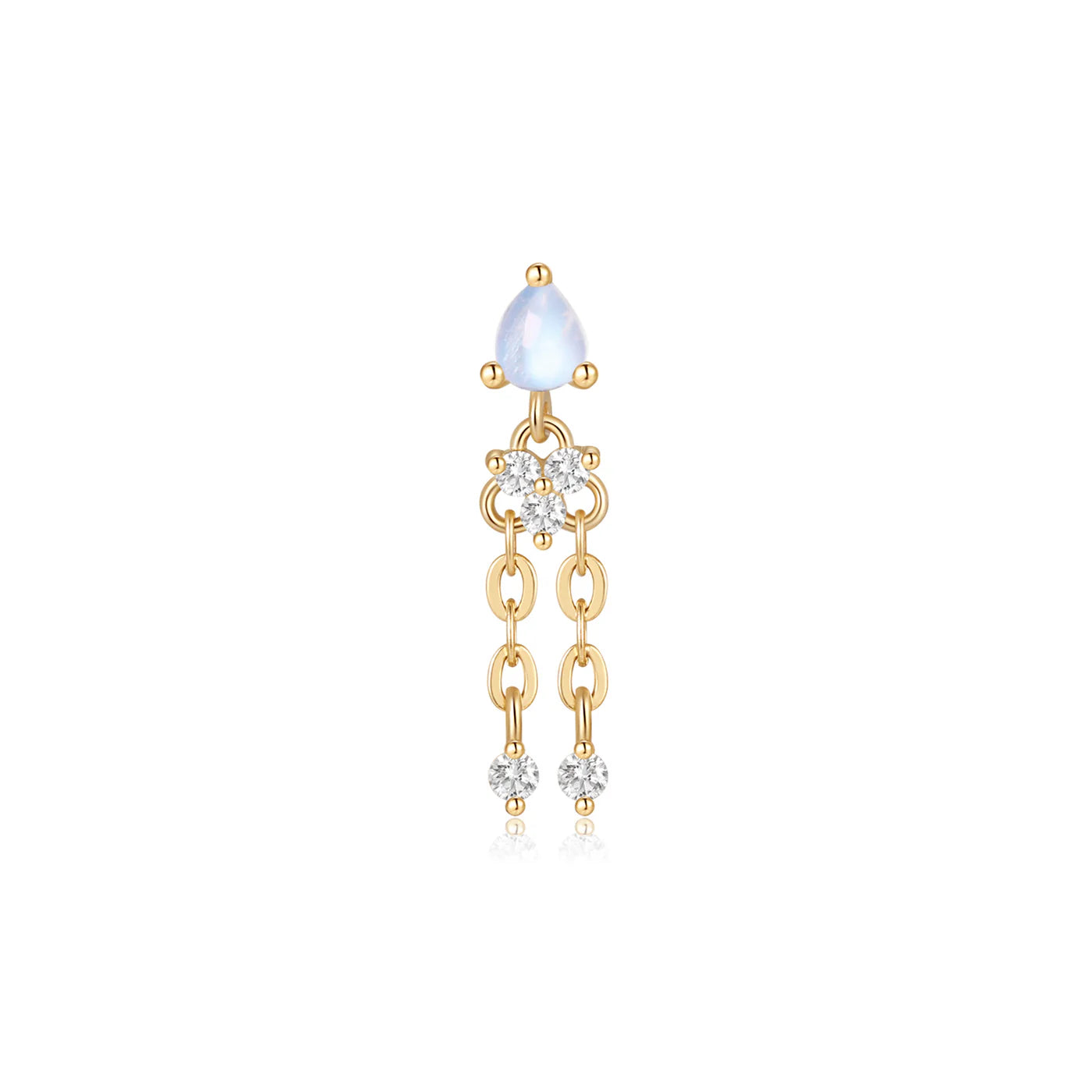 EMBER BODY JEWELRY - AURORA - 14KT SOLID GOLD - THREADLESS END