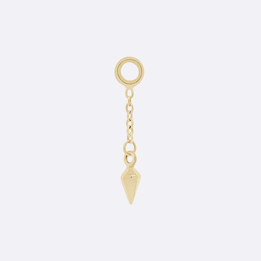 TETHER - PENDULUM CHAIN CHARM - 14KT SOLID GOLD - CHAIN