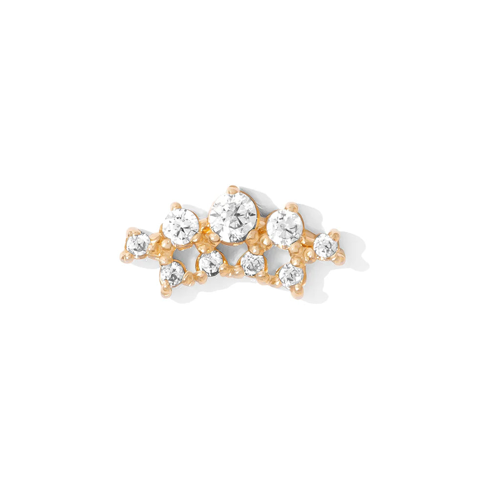TAWAPA - EMPRESS - 14KT SOLID GOLD - THREADLESS END