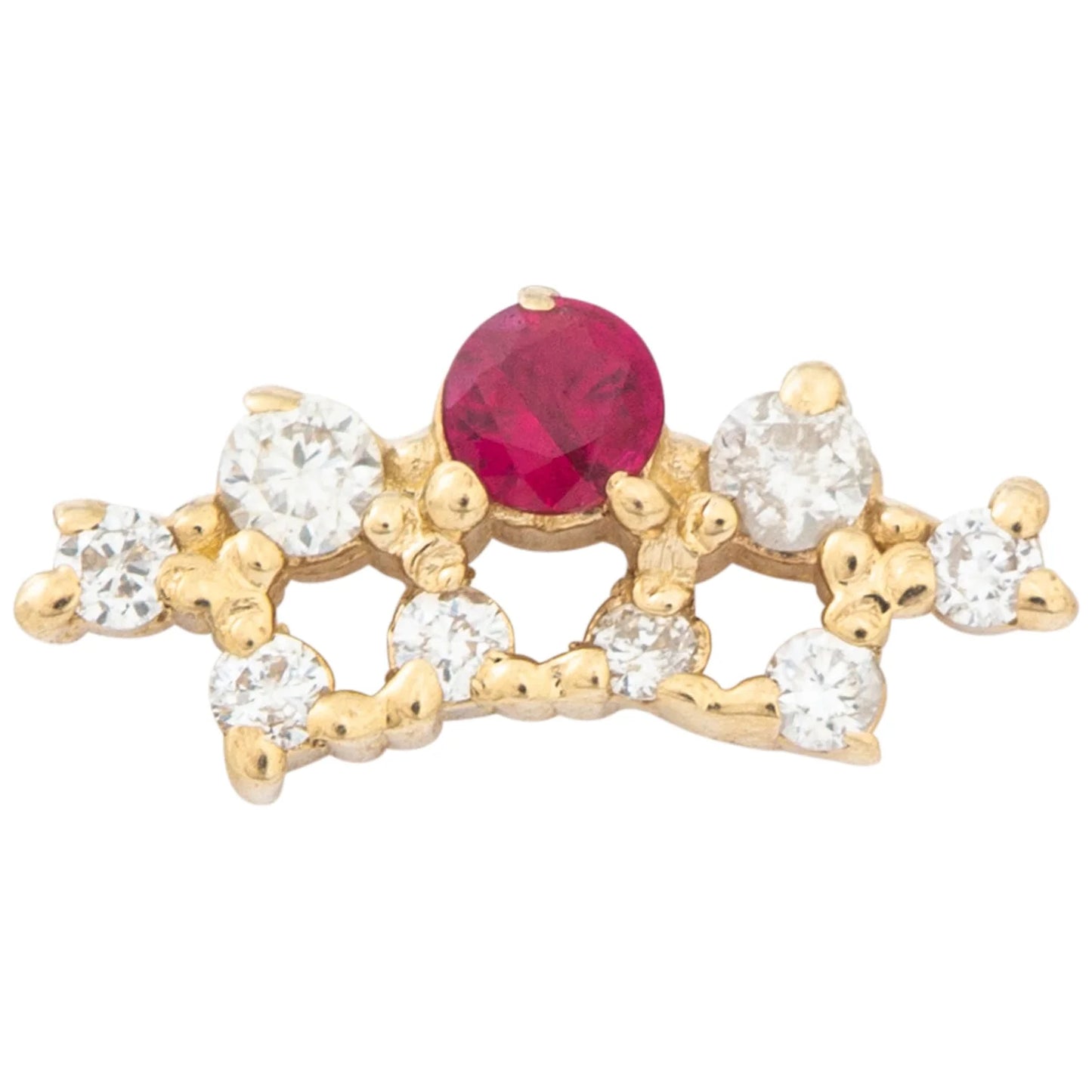 TAWAPA - EMPRESS - 14KT SOLID GOLD - THREADLESS END
