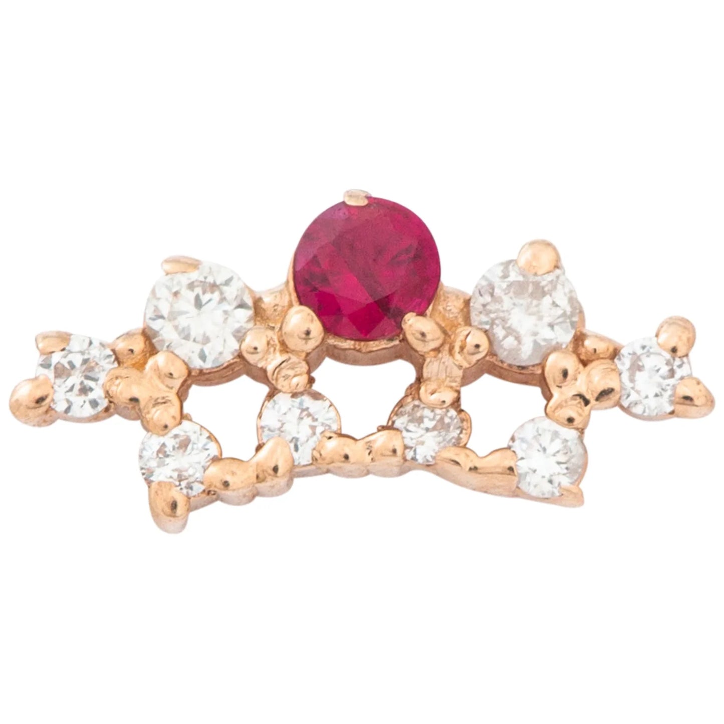 TAWAPA - EMPRESS - 14KT SOLID GOLD - THREADLESS END