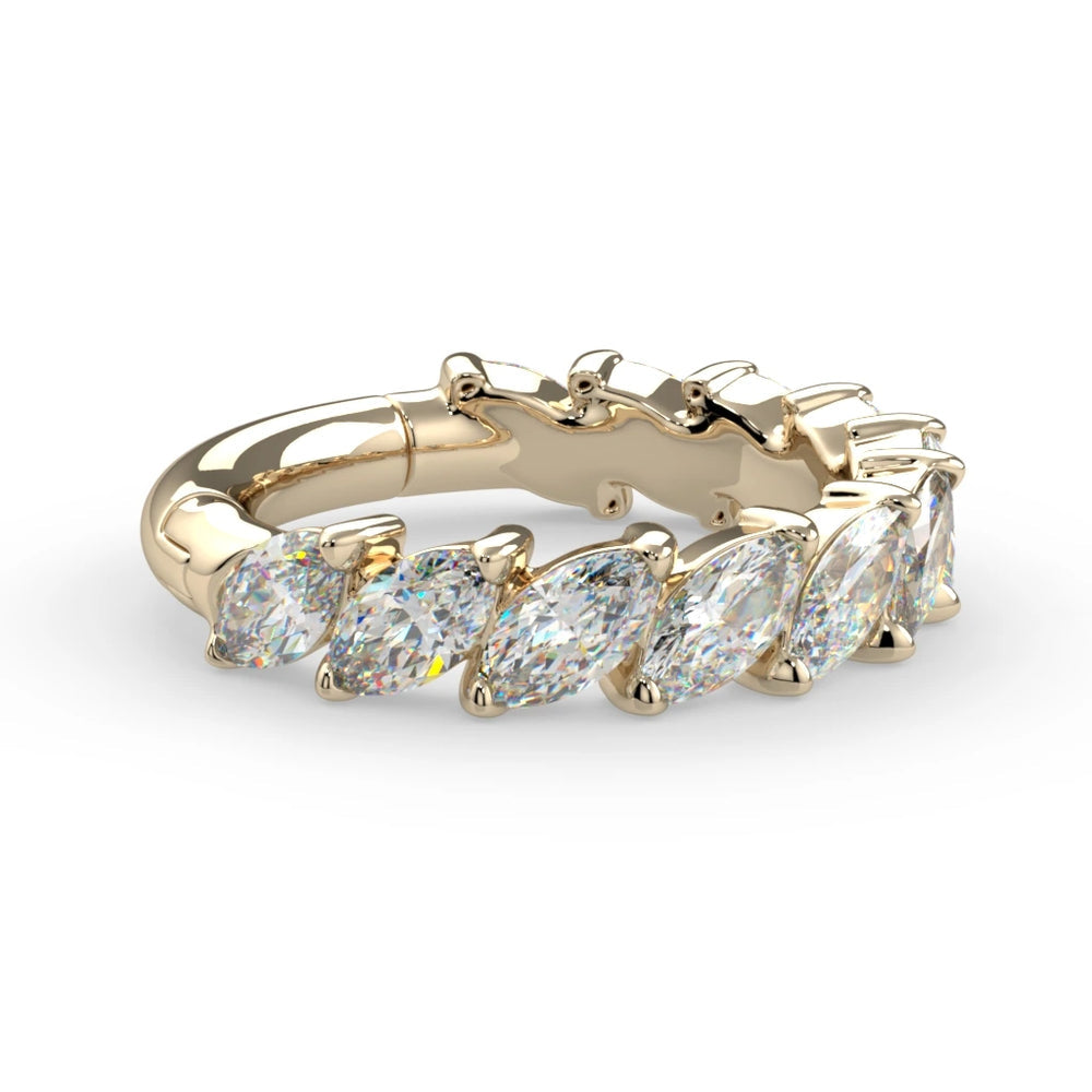 KIWI DIAMOND JEWELRY - LUMIERE SIDE SET - 14KT SOLID GOLD - CLICKER
