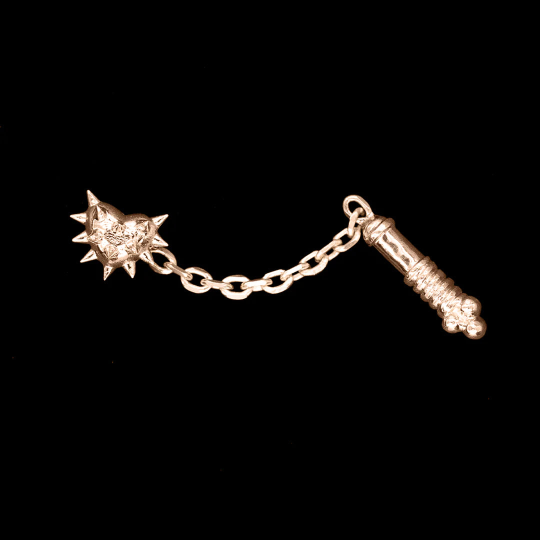 REGALIA - THE TRAUMA BOND WITH CHAIN - SOLID GOLD - THREADLESS END
