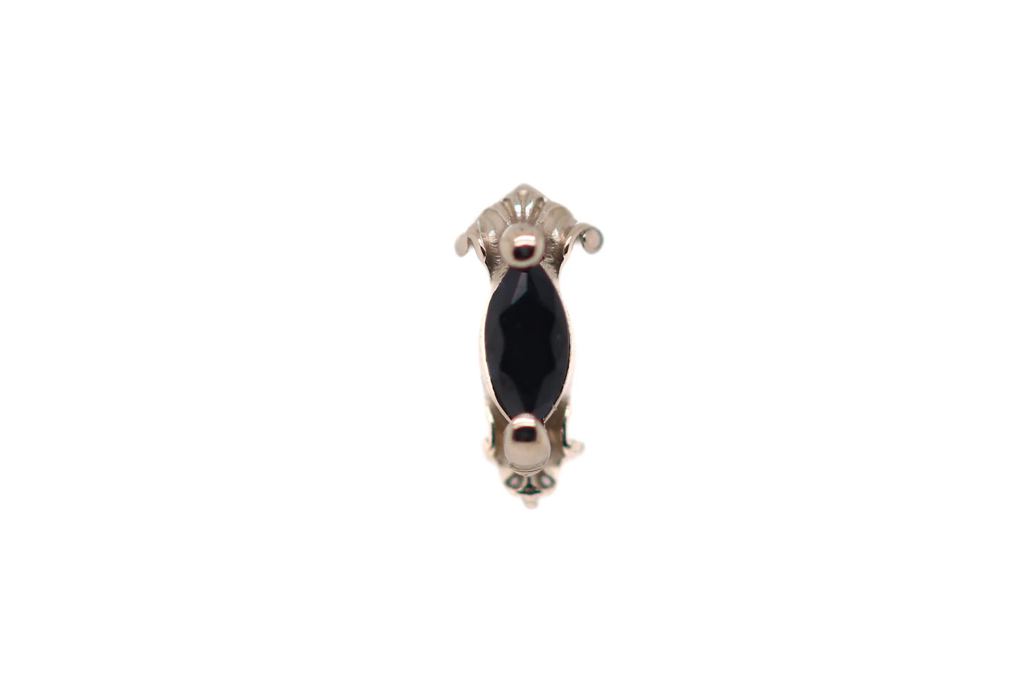 AuAdore - EMPRESS (Stone Size 3mm x 1.5mm) - 14kt Solid Gold