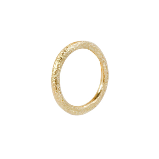 QUETZALLI JEWELRY - DIAMOND SHINE RING - 14KT SOLID GOLD - SEAM RING