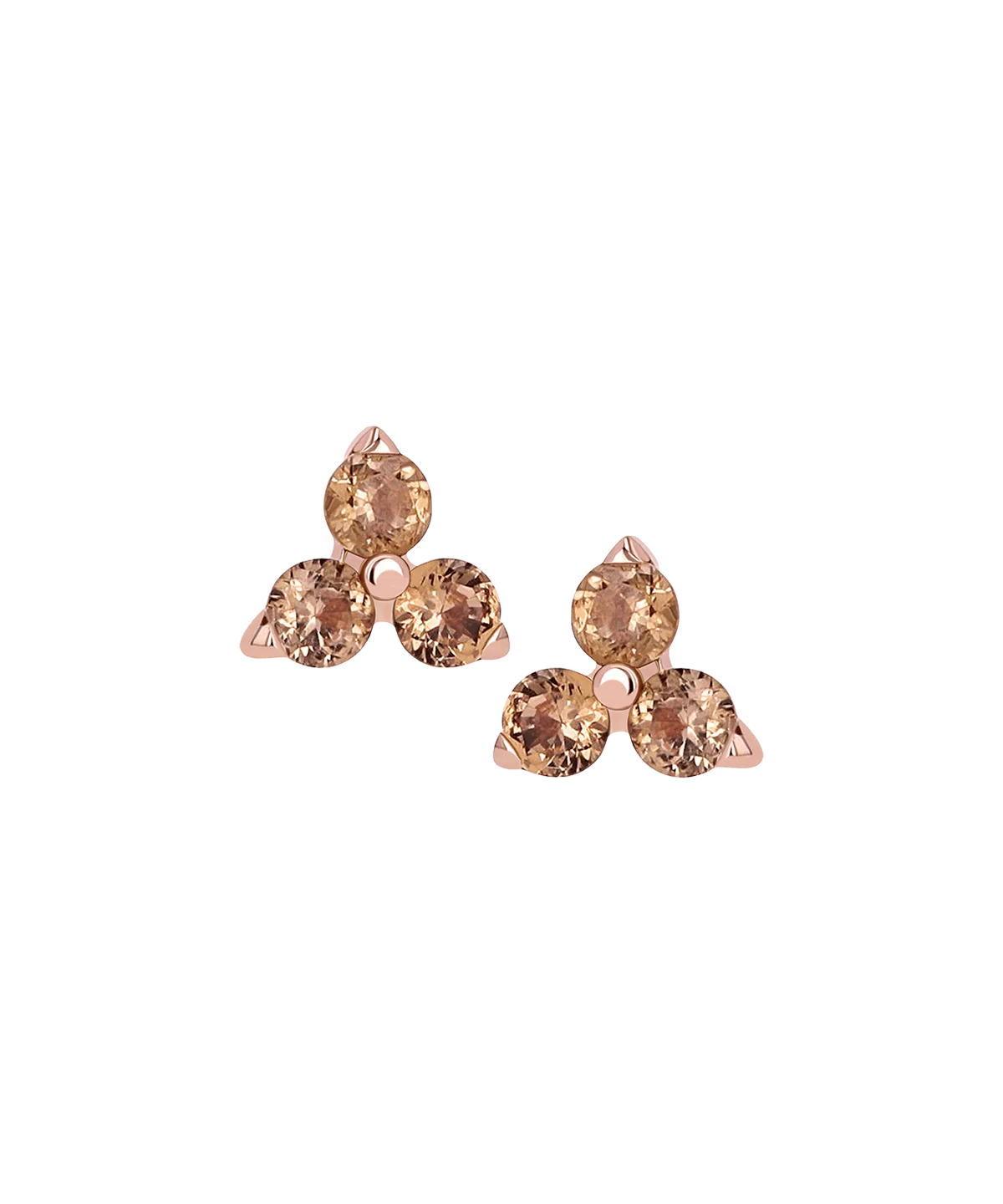 ANATOMETAL - FACETED TRIO 2.5MM - 18KT SOLID GOLD - THREADLESS END
