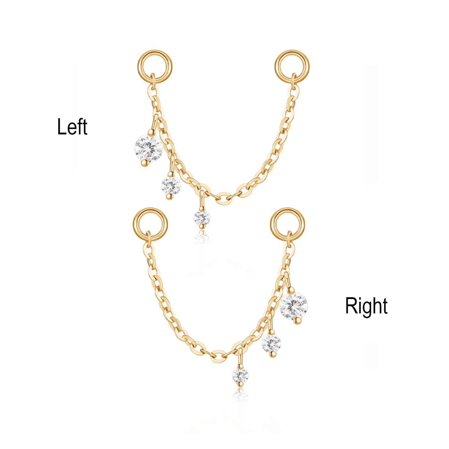 EMBER JEWELRY - NOVELLA CHAIN - 14KT SOLID GOLD - CHAIN