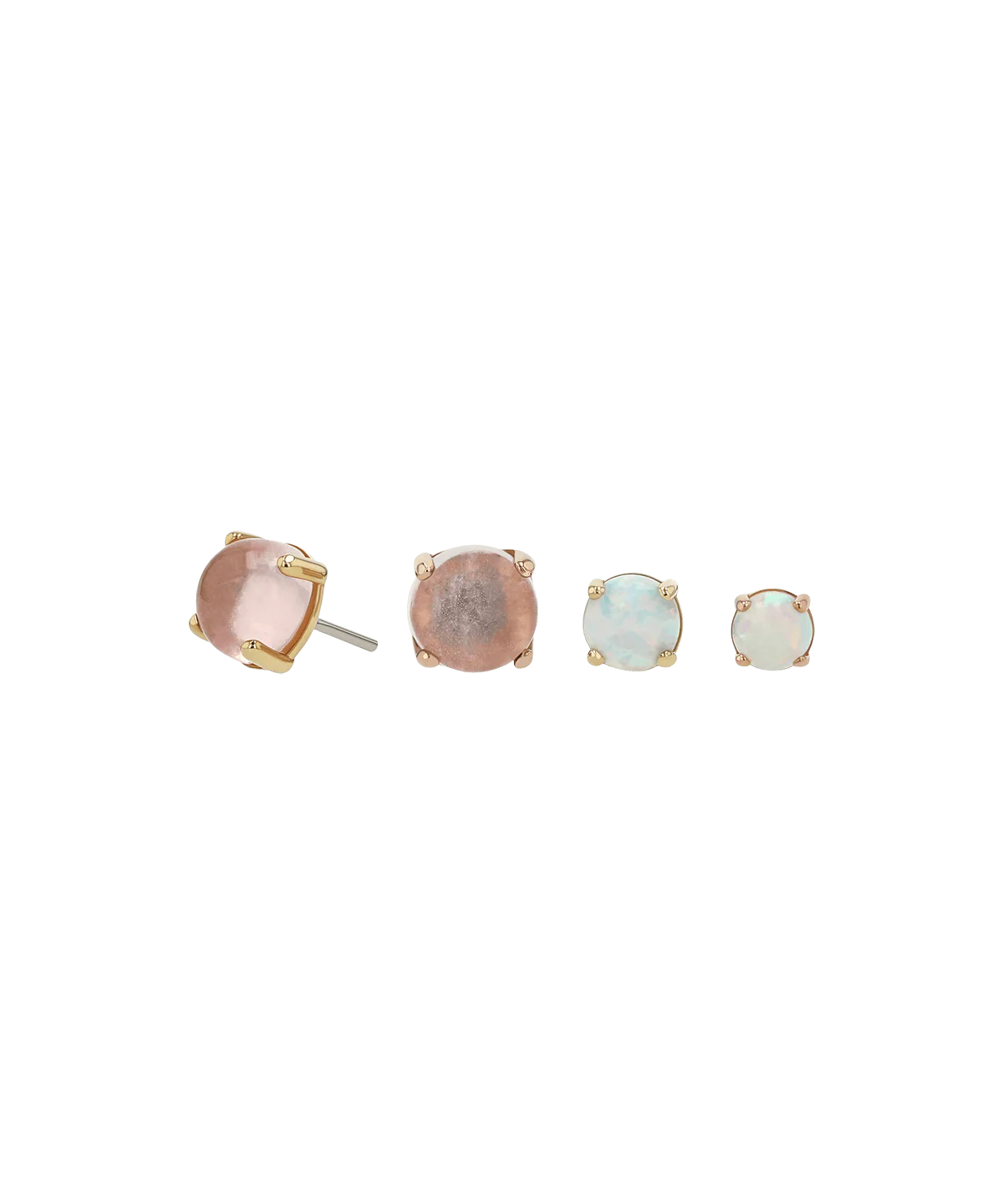 ANATOMETAL - ZIANA (4mm Cabochon) - 18KT SOLID GOLD - THREADLESS END
