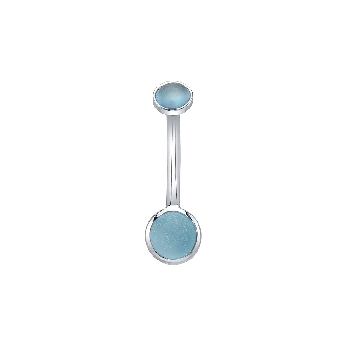 BVLA - CLASSIC CUP NAVEL CURVE - 14KT SOLID GOLD - CURVED BARBELL