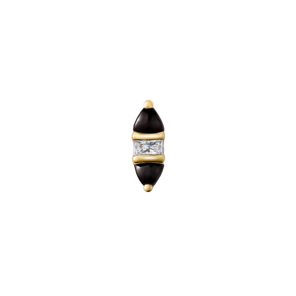 BUDDHA JEWELRY - INNUENDO - 14KT SOLID GOLD - THREADLESS END