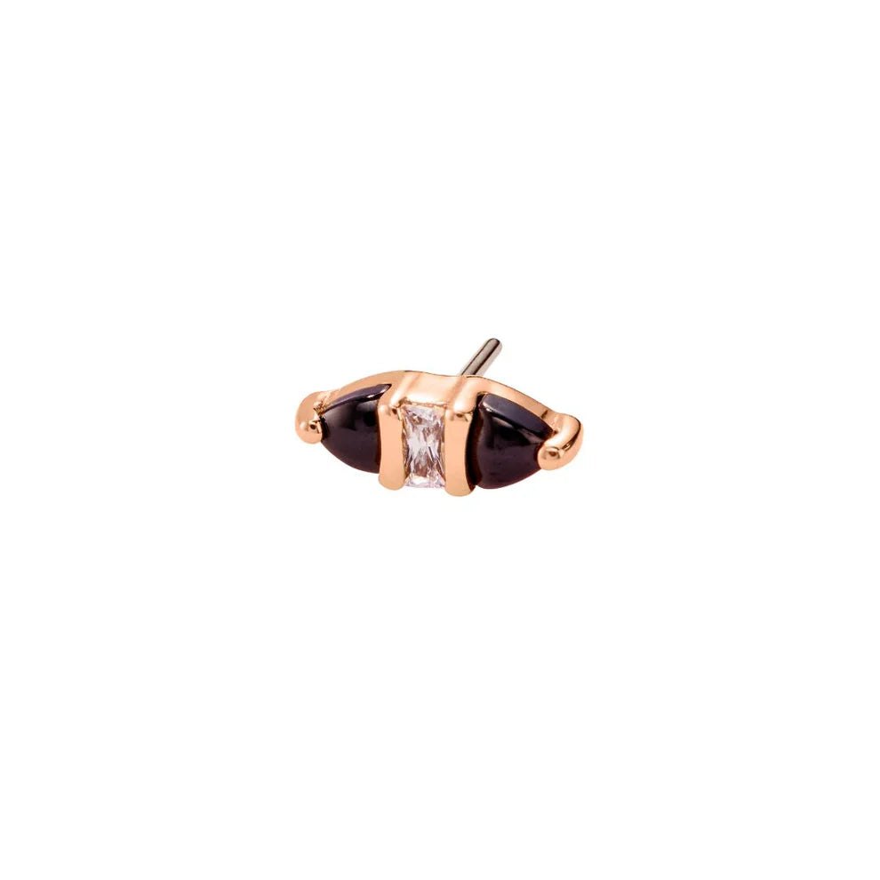 BUDDHA JEWELRY - INNUENDO - 14KT SOLID GOLD - THREADLESS END