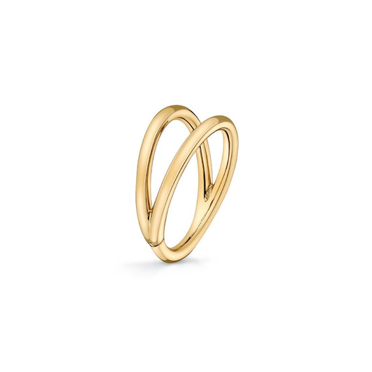 BVLA - ILLUSION RING - 14KT SOLID GOLD - SEAM RING