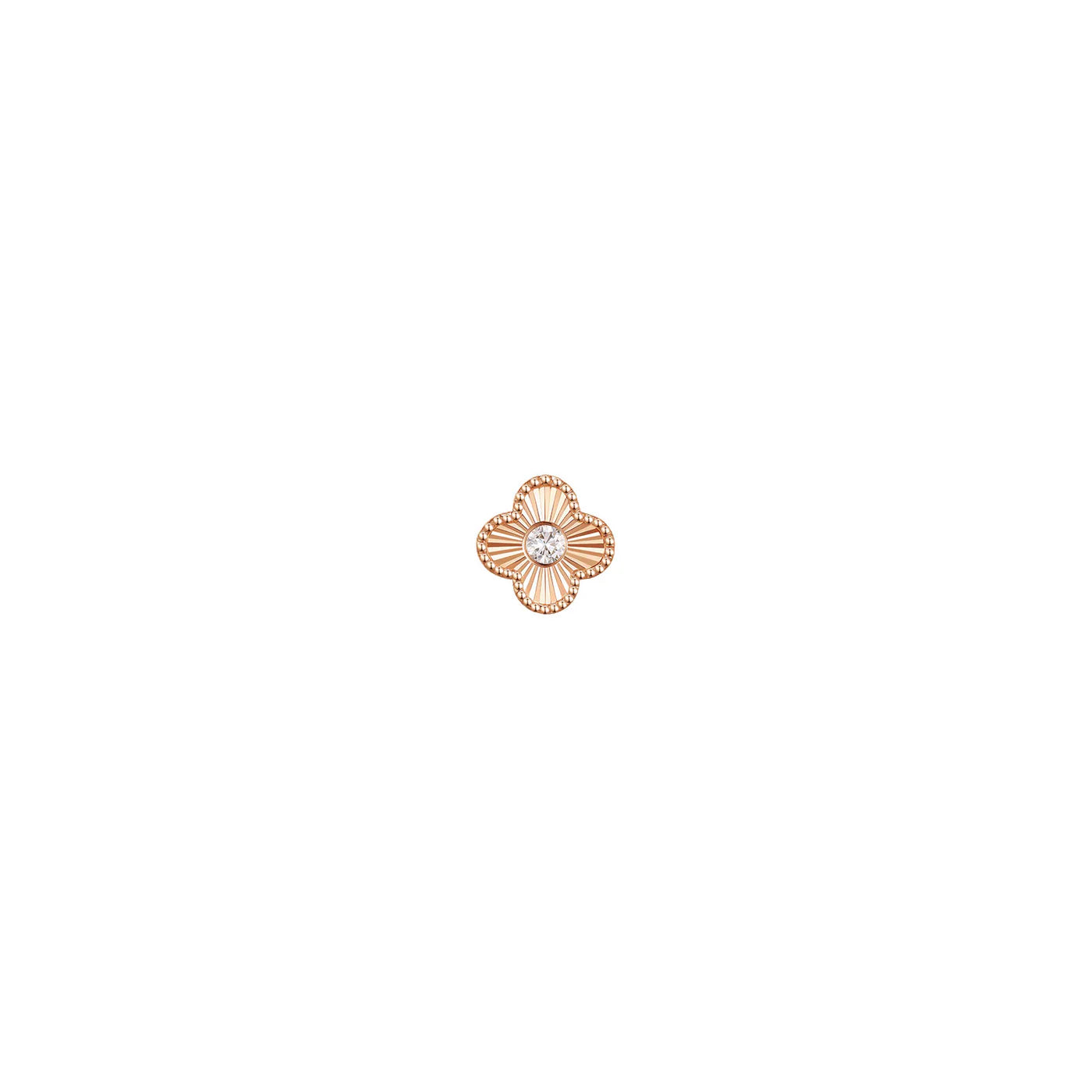 MODERN MOOD - CLOVER RAY - 14KT SOLID GOLD - THREADLESS END