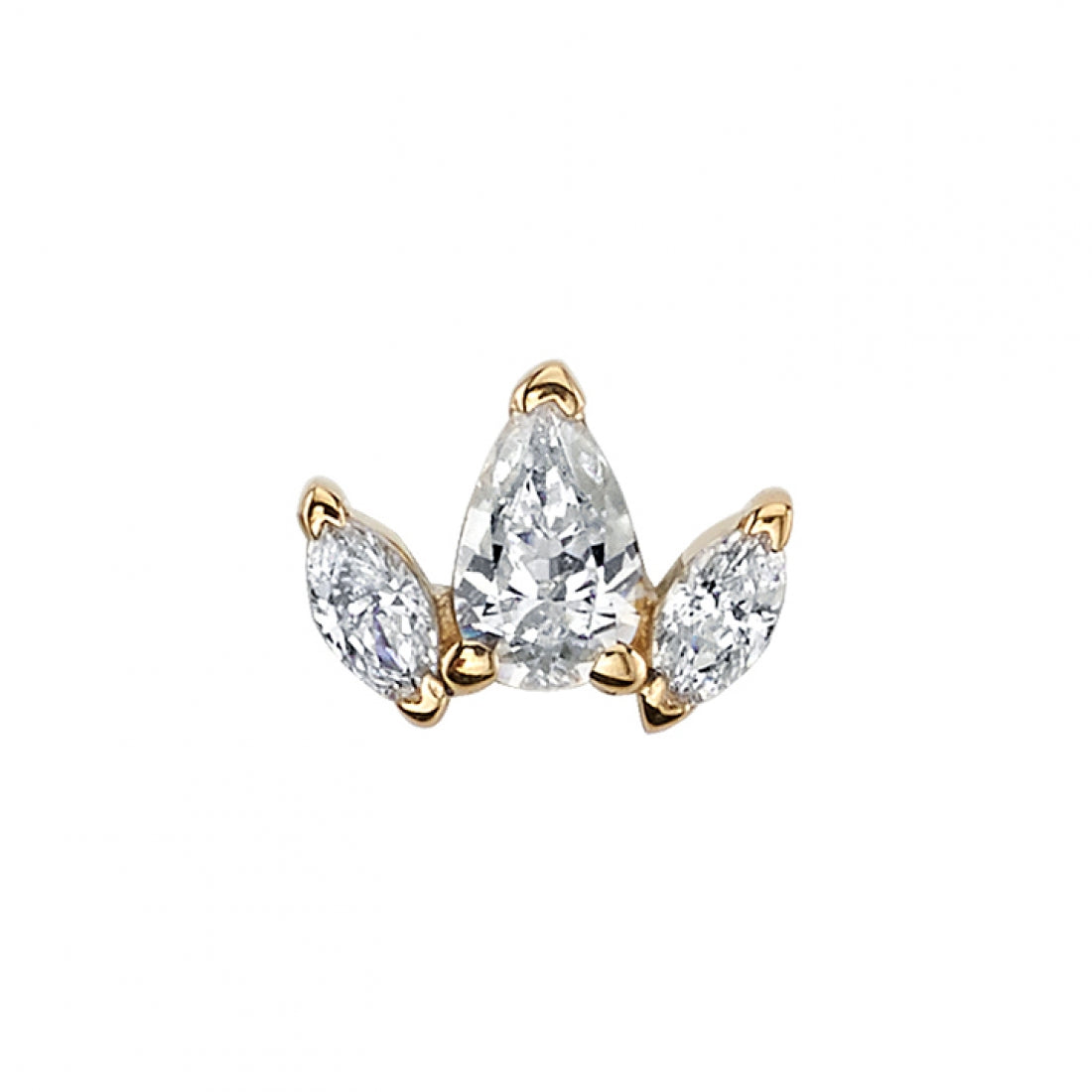 BVLA - ALANA - 14KT SOLID GOLD - THREADED END
