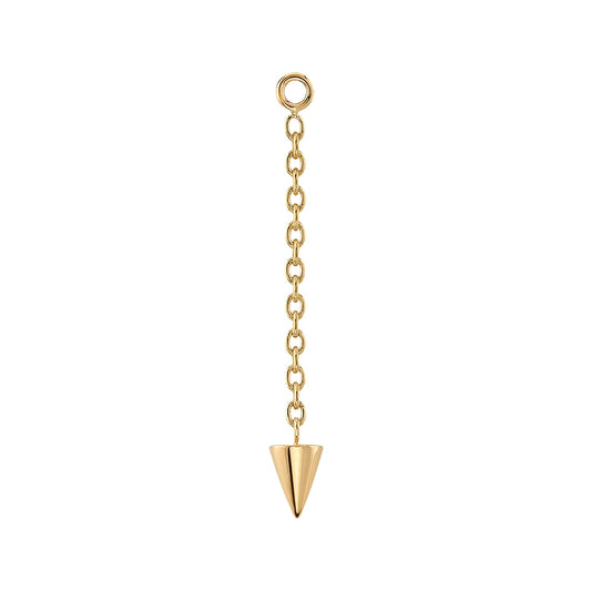 BVLA - SPIKE CHAIN - 14KT SOLID GOLD - CHARM CHAIN