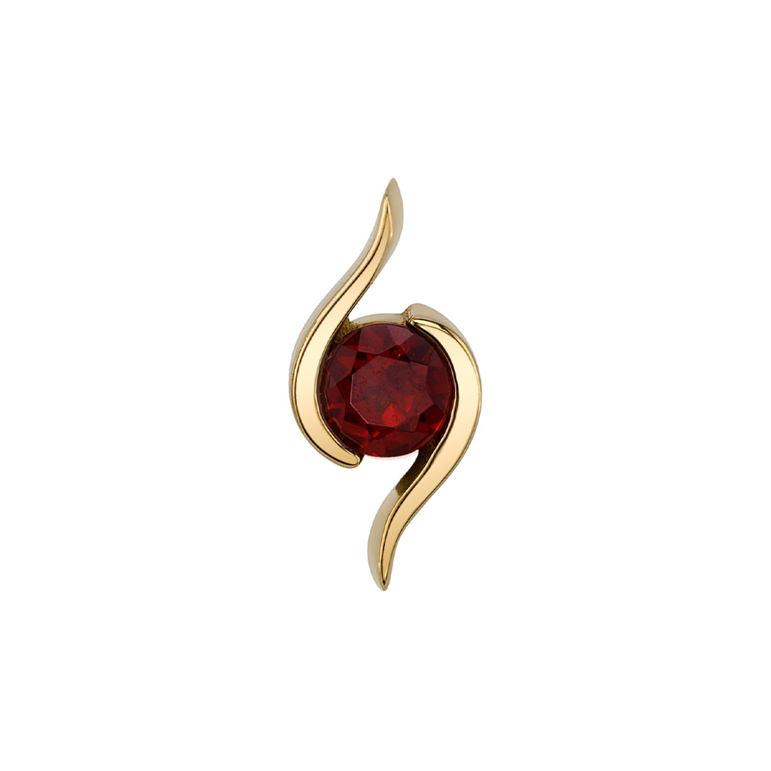 BVLA - HAWK EYE - 14KT SOLID GOLD - THREADED END