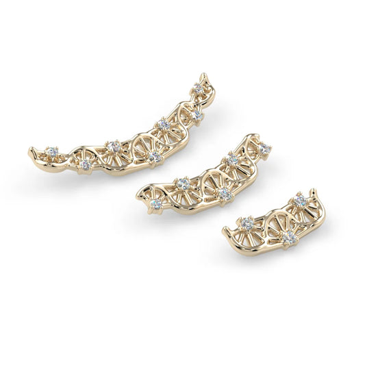 KIWI DIAMOND - NOVA ARC - 14KT SOLID GOLD - THREADED END