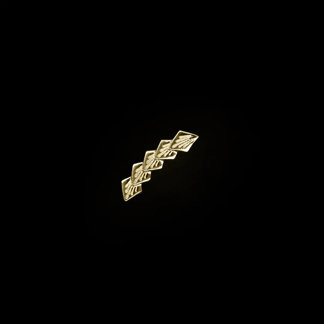 REGALIA - KAPAKAHI - 14KT SOLID GOLD - THREADLESS END