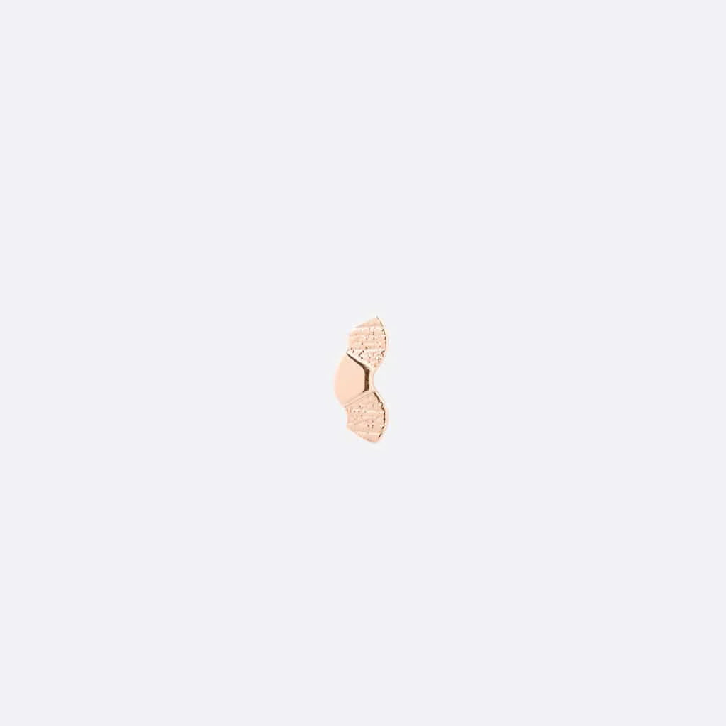 TETHER -THETA 33 - 14KT SOLID GOLD - THREADLESS END