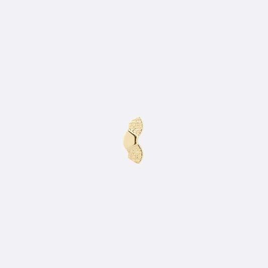TETHER -THETA 33 - 14KT SOLID GOLD - THREADLESS END
