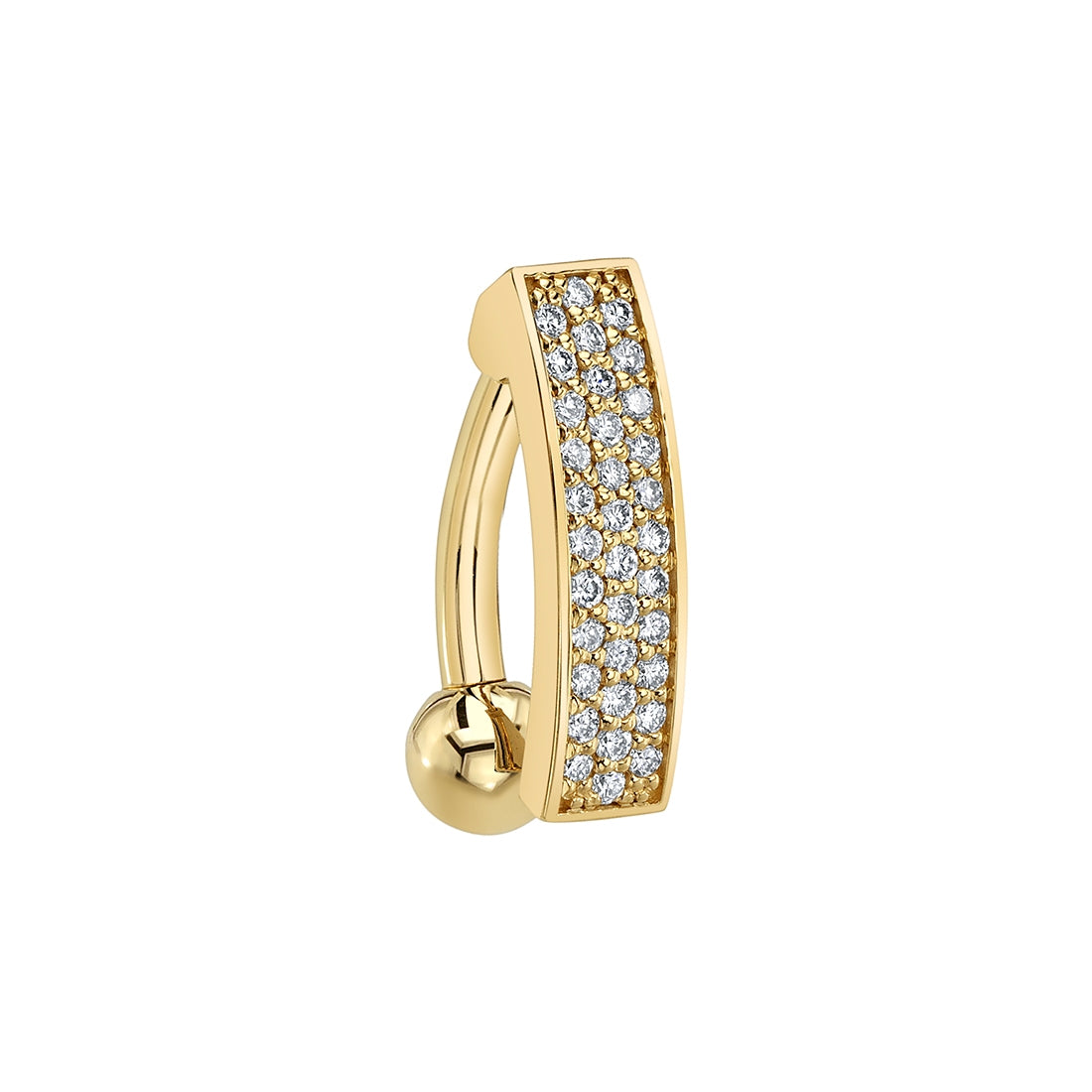 BVLA - KANARI COMFORT FIT - 14KT SOLID GOLD - NAVEL CURVE